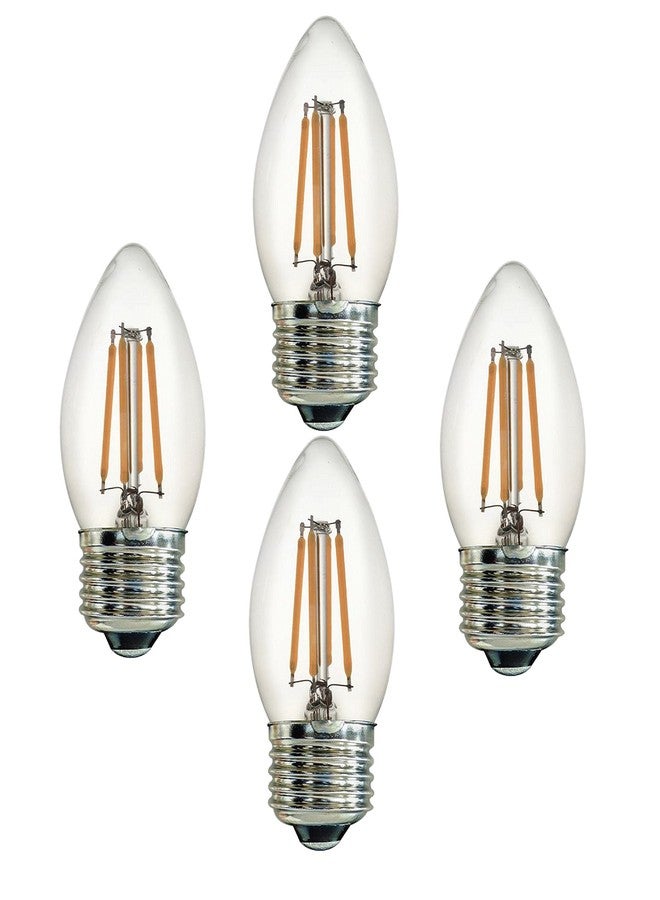 أورجن مصباح LED خيطي 6 واط - شمعة - E27 - لون أبيض دافئ - عبوة من 4 قطع - أصلي (الشركة المصنعة) - Image 1